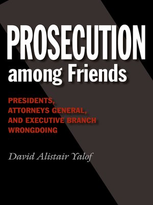 cover image of Prosecution among Friends